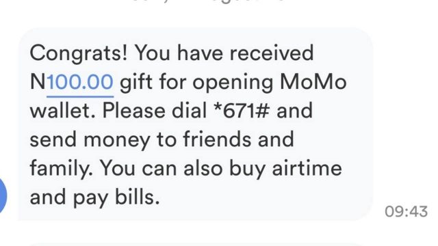 MTN Momo Wallet