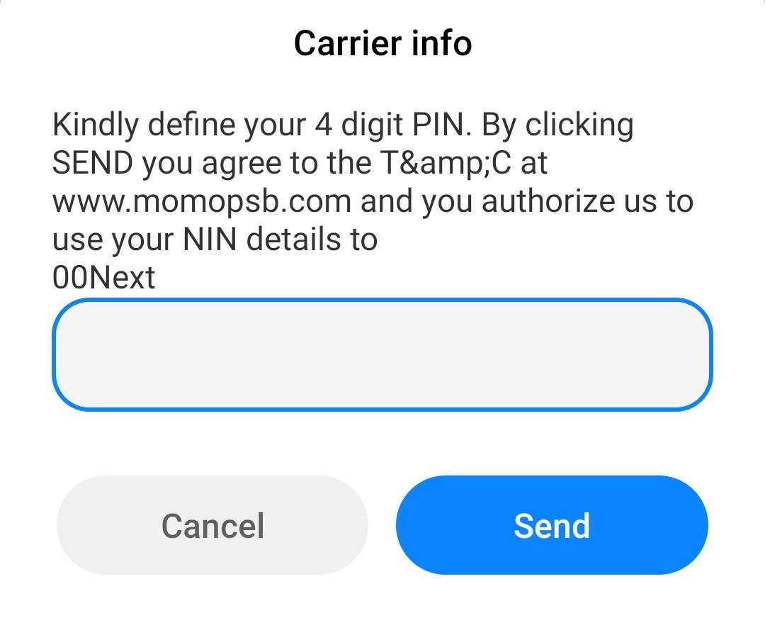 MTN Momo Wallet Registration