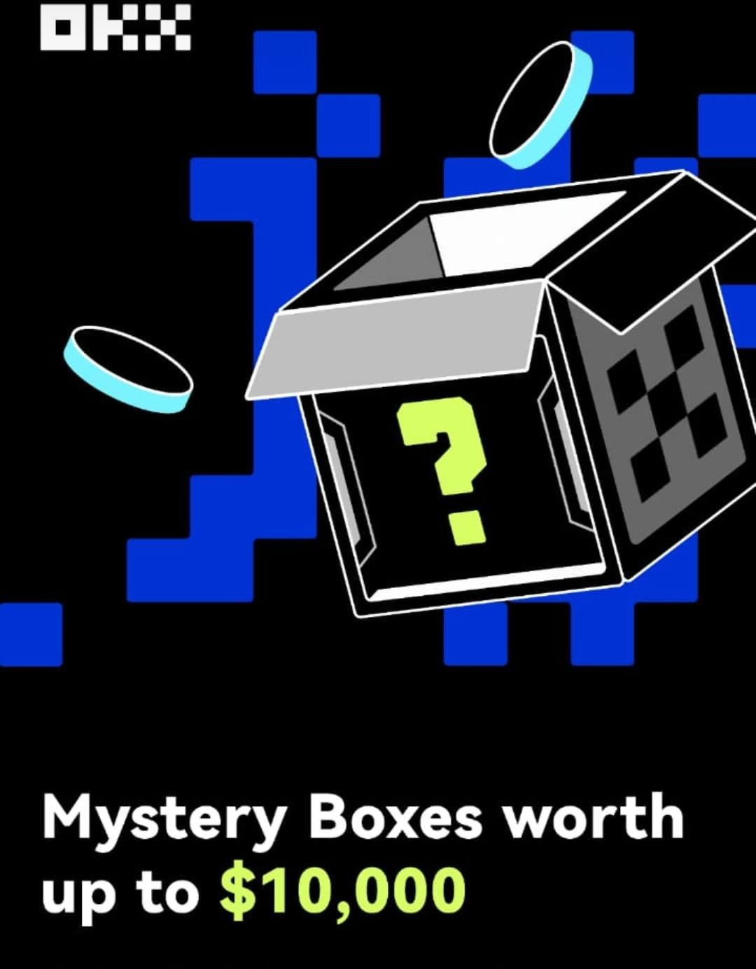 Okx mystery box of up to $10,000